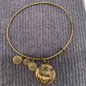 Alex and Ani Gold Wild Heart Bracelet